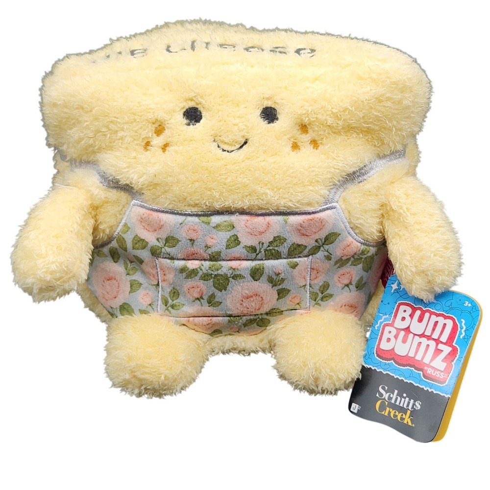 BumBumz Schitt's Creek Fold in the Cheese Plush Russ Jazwares BBZ8-676 NWT